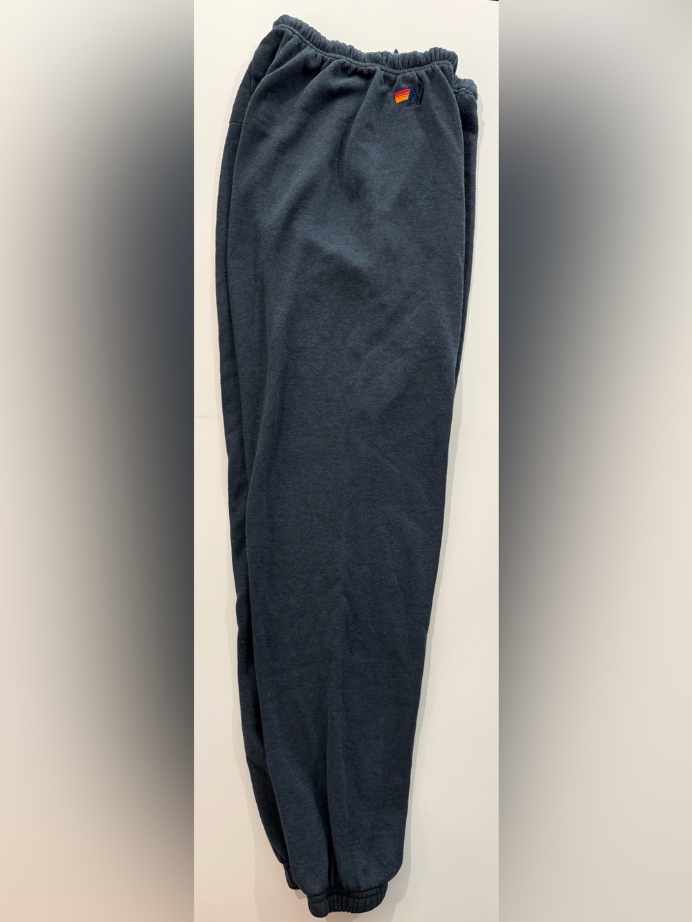 Aviator Nation 5 Stripe Hoodie & Sweatpants Set XS/S Navy Charcoal - Picture 3 of 16